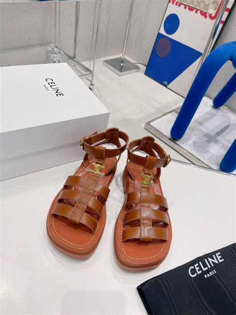 Celine triomphe gladiator sandals